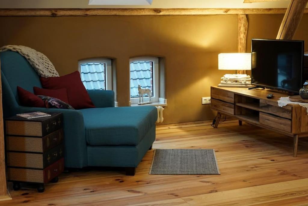 Ferienwohnung Alte Schule Chorin Schorfheide 외부 사진